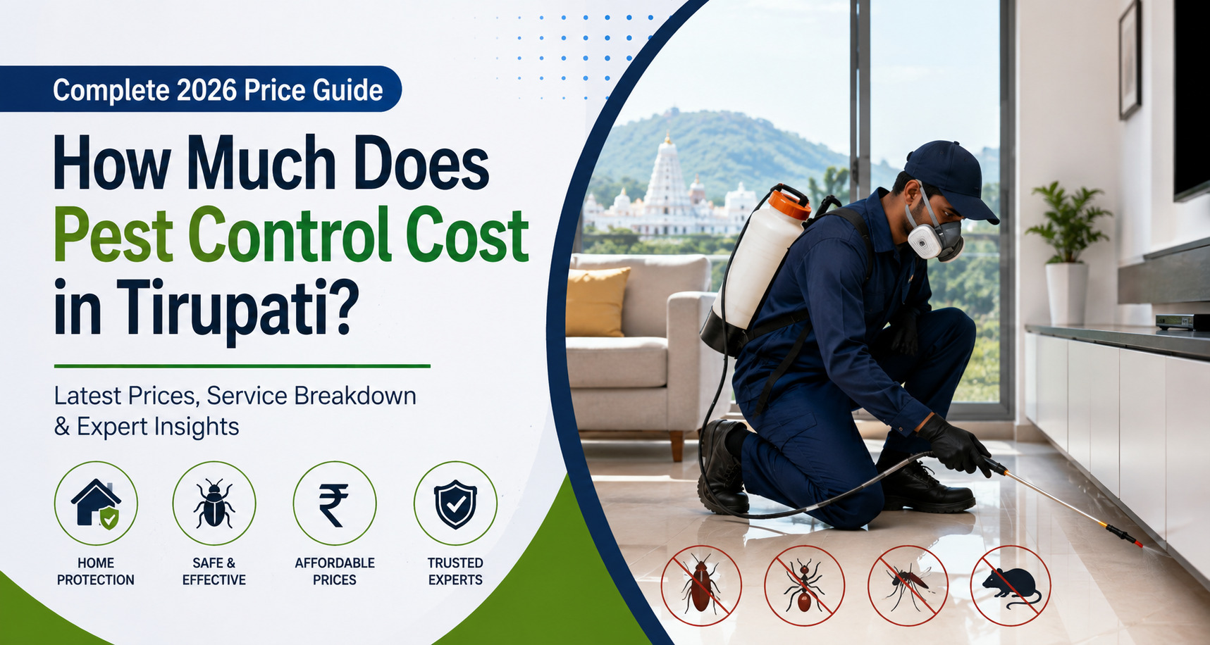 Pest Control Cost in Tirupati