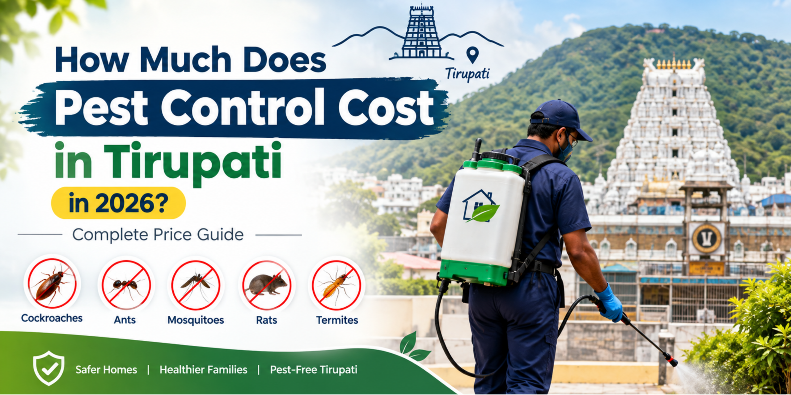 Pest Control Cost in Tirupati